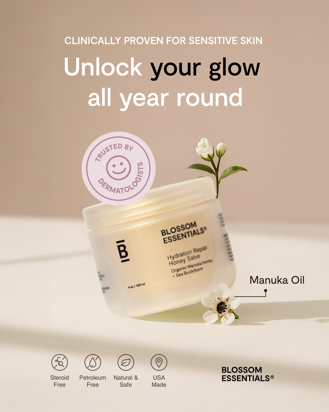 Graphic depicting a color palette of Stone Brown, Dark Navy, Beige, and Cream White along with corresponding hex color codes.