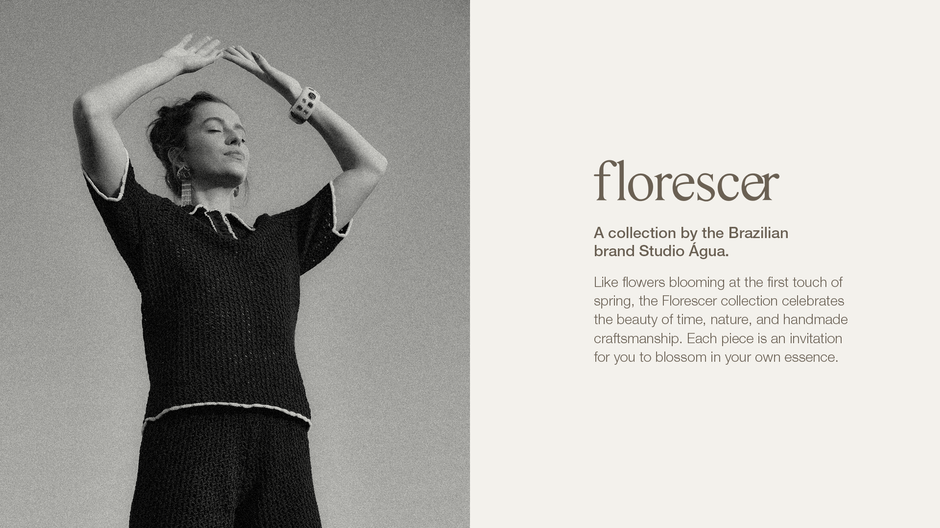 Anders brand wordmark in white placed on top of an image of a modern interior design.
